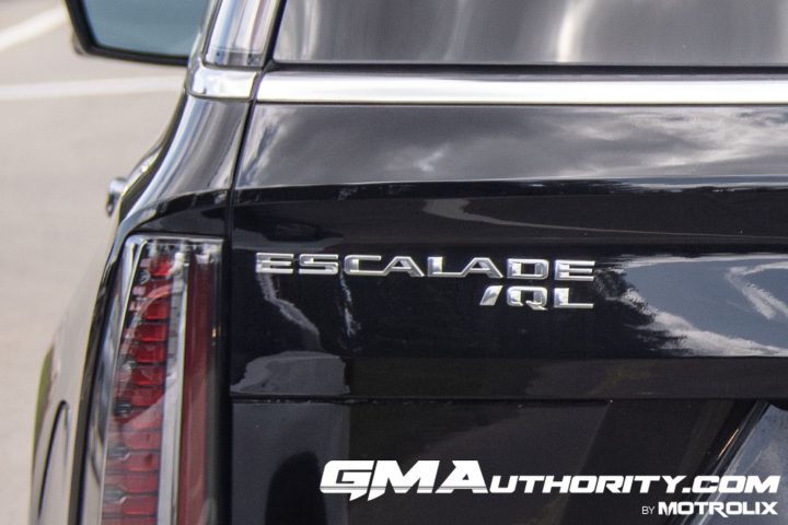 Badging on the new Cadillac Escalade IQL.