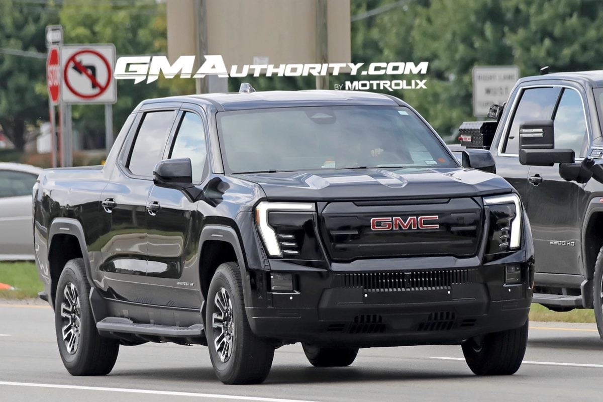 2025 GMC Sierra EV Elevation Spotted In The Wild Photos