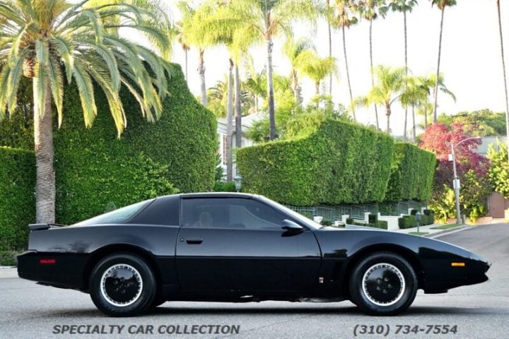 Side view of the Knight Rider 1982 Pontiac Firebird Trans Am.