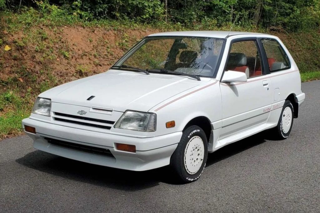 Rare 1987 Chevy Sprint Turbo Hot Hatch Auctioned For $6,600