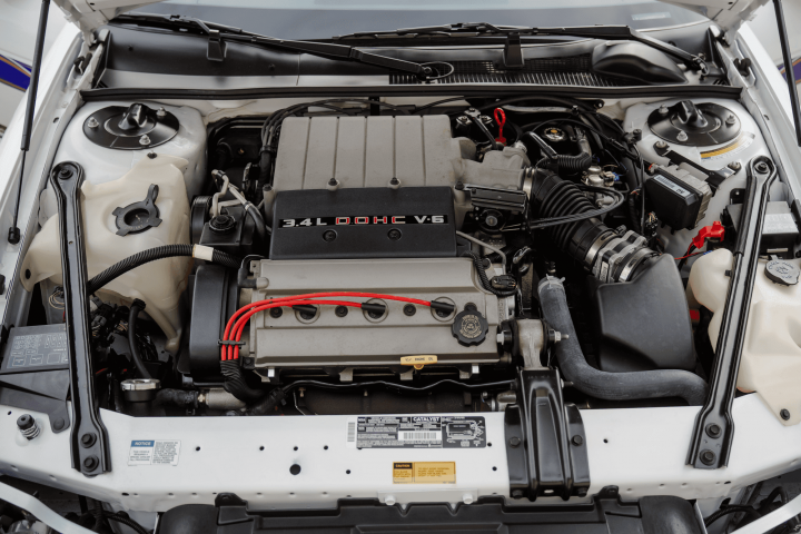 1995 Chevy Monte Carlo Z34 Brickyard 400 Pace Car engine bay.