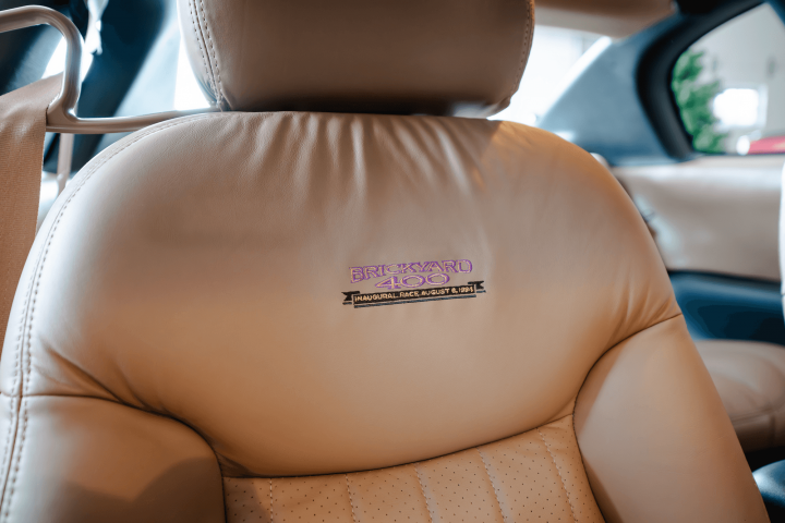 1995 Chevy Monte Carlo Z34 Brickyard 400 Pace Car front seat.