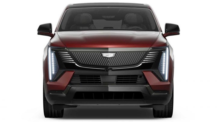 The front end of the 2025 Cadillac Escalade IQ.