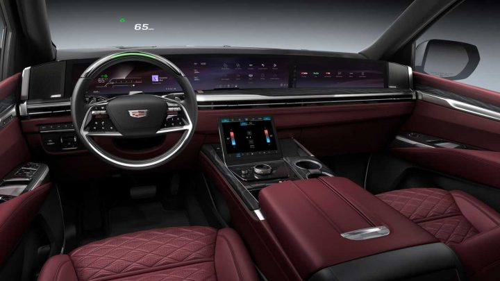 2025 Cadillac Escalade interior.