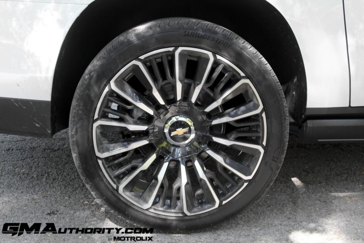 A 24-inch wheel on the Chevy Suburban, a wheel sizing that we think should be offered on the Chevy Silverado and GMC Sierra as well.