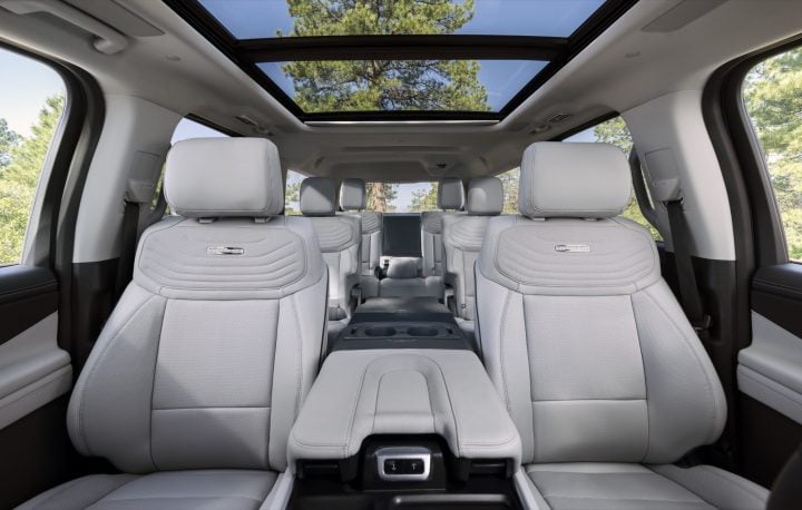 2025 Ford Expedition Platinum interior.