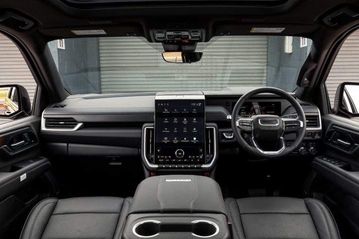 2025 GMC Yukon Denali interior.