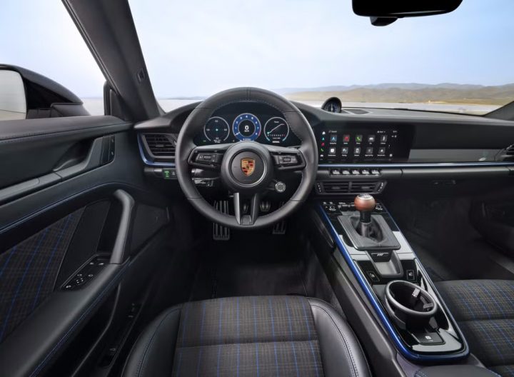 2025 Porsche 911 Carrera T interior.