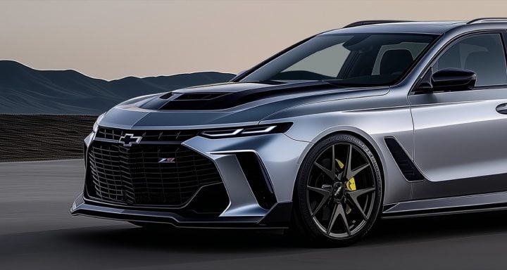 The front end of a Chevy Caprice ZL1 wagon rendering.
