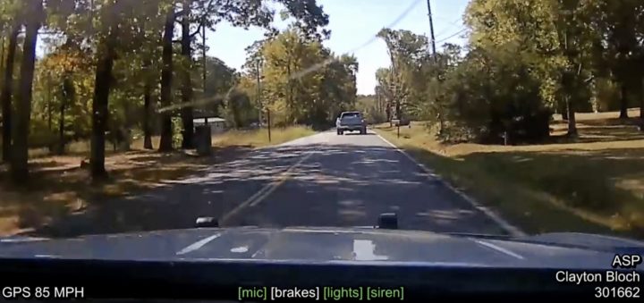 A Chevy Silverado HD flees from police.
