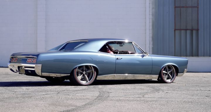 A 1967 Pontiac GTO restomod.