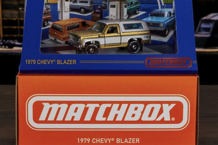 1979 Chevy Blazer Matchbox model case.