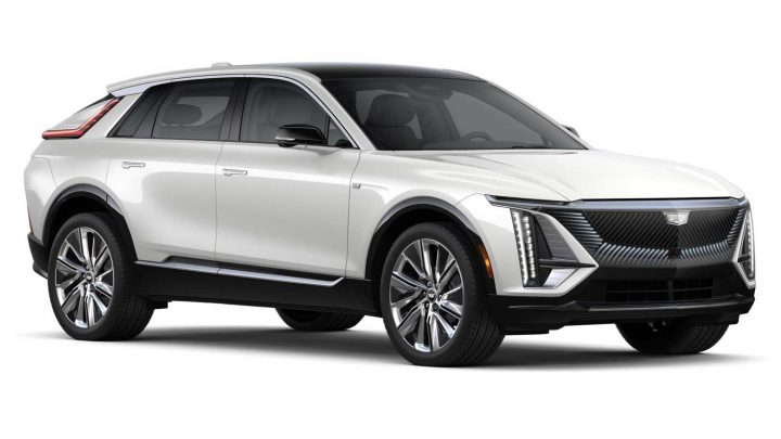 2026 Cadillac Lyriq front three quarter angle.