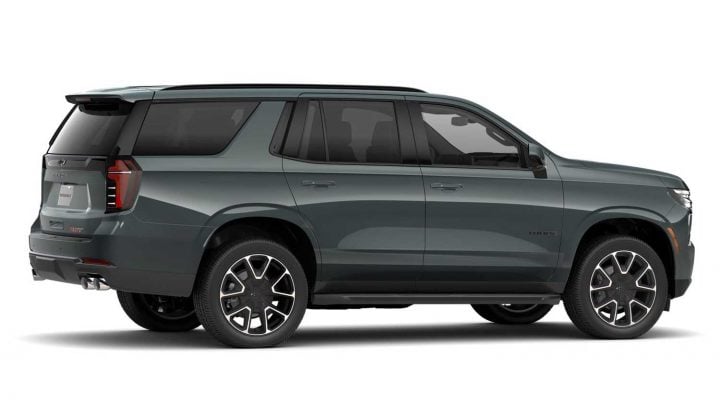 Side view of the 2025 Chevy Tahoe. 