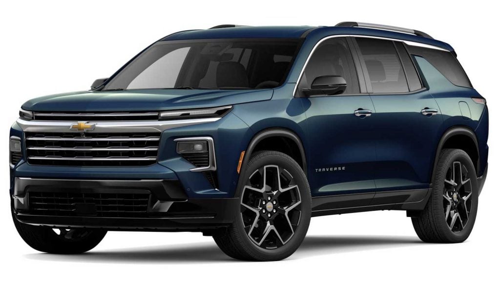 Here Are All The 2025 Chevy Traverse Colors