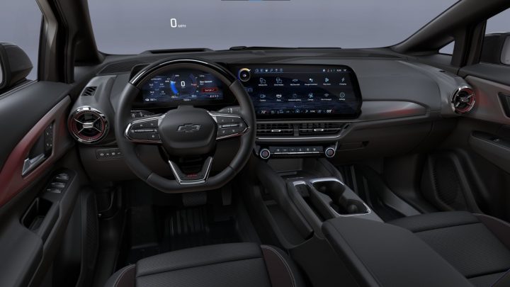 2025 Chevy Equinox EV dash.