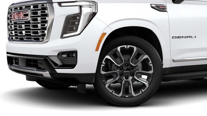 The 2025 GMC Yukon with 22-inch wheels.
