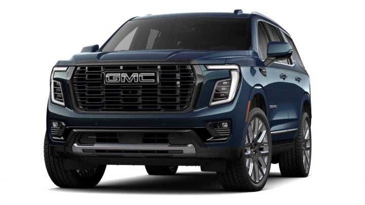 Front view of the 2025 GMC Yukon.