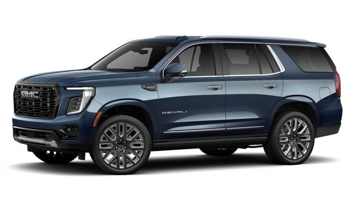 Side view of the 2025 GMC Yukon.