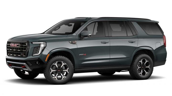 Side view of the 2025 GMC Yukon. 