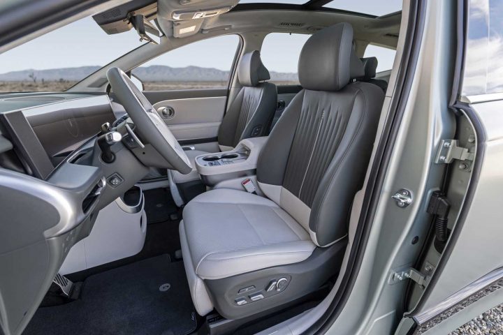 2026 Hyundai Ioniq 9 front seats.
