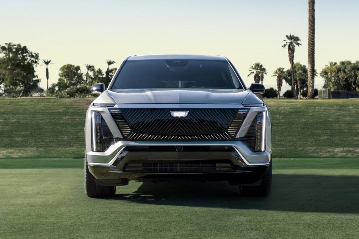 The front end of the 2026 Cadillac Vistiq.