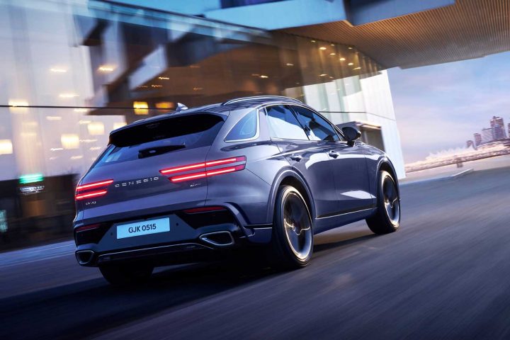 2026 Genesis GV70 driving.