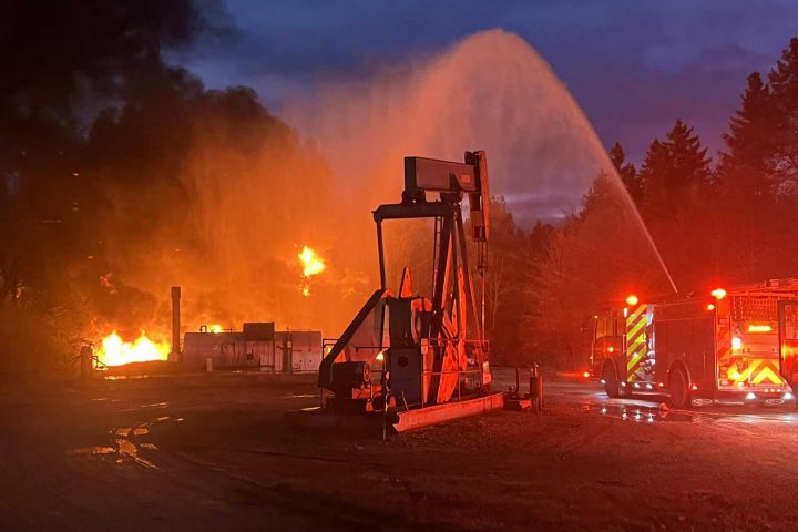 The fire at the GM Milford Proving Ground.