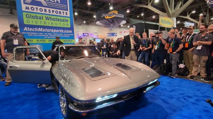 Peter Brock C2 Corvette concept front end.