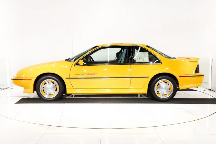 1990 Chevy Beretta GT Indy driver side profile.