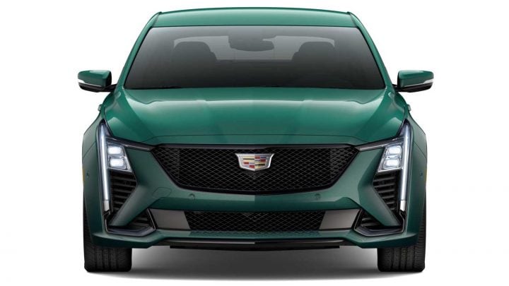 Front view of the 2025 Cadillac CT5-V.