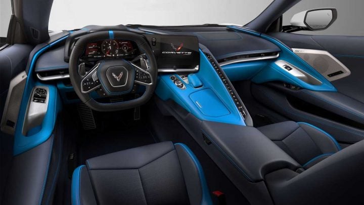 2025 Corvette Stingray interior.