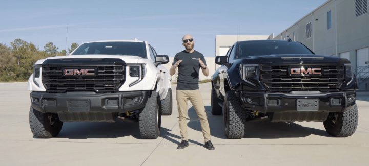 PaxPower shows off its custom GMC Sierra Jackal builds.