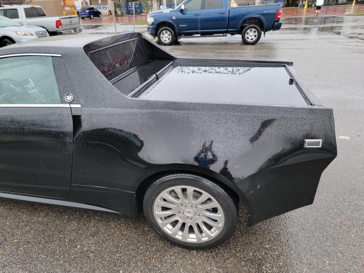 Cadillac CTS ute bed.