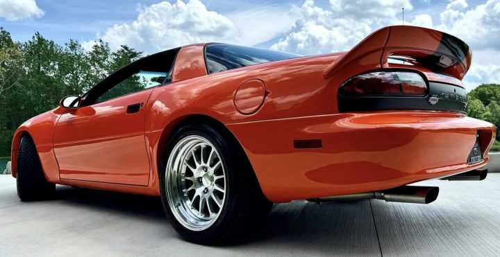 2002 Chevy Camaro PR-3 rear three quarter angle.