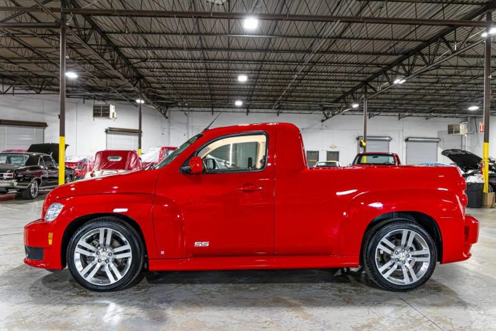 2008 Chevy HHR SS Pickup driver side profile.