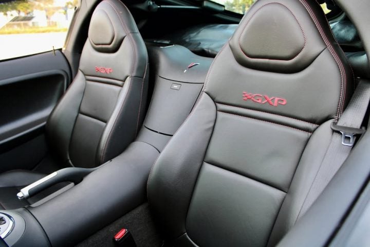 2009 Pontiac Solstice Coupe GXP seats.