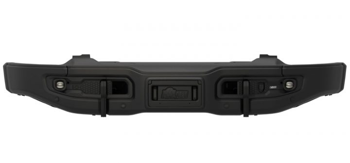 AEV's off-road front bumper for the Chevy Silverado HD.