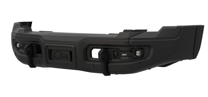 AEV steel bumper for the GMC Sierra HD.