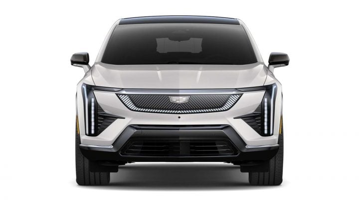 Front view of the 2025 Cadillac Optiq. 