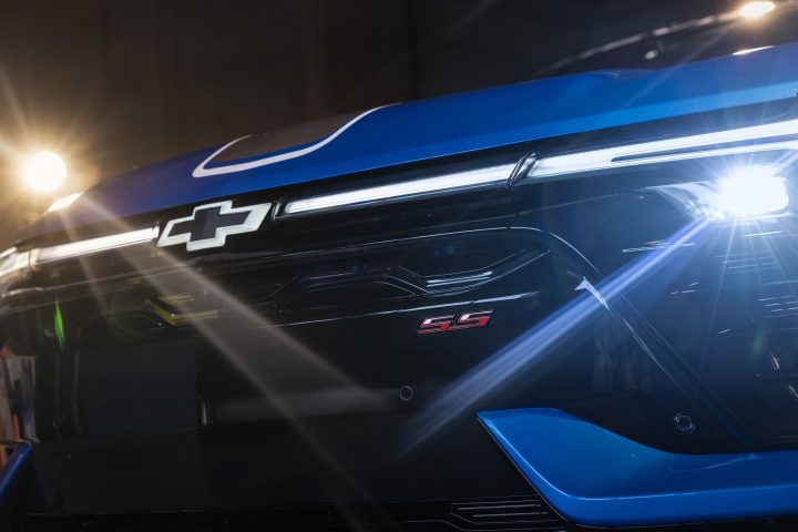 2025 Chevy Blazer EV SS pace car front end.