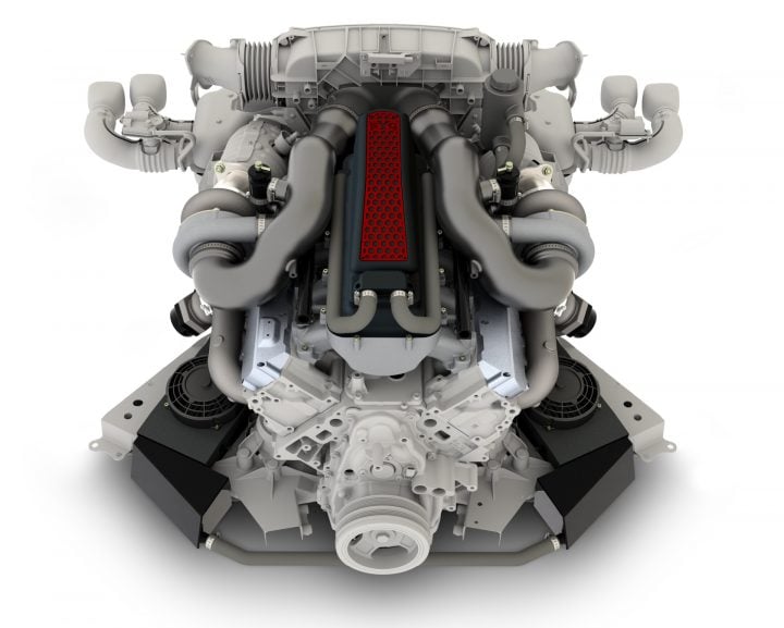2025 Yenko/SC C8 Corvette engine.