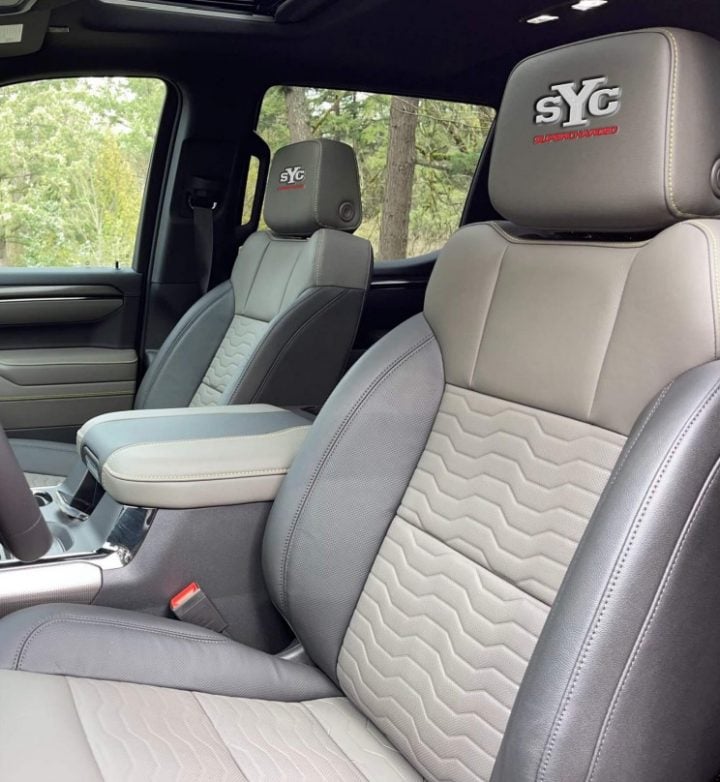 2025 Yenko/SC Chevy Silverado Off-Road interior.