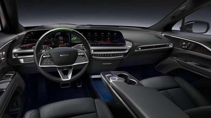 2026 Cadillac Lyriq-V interior.