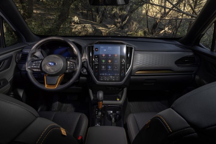 2026 Subaru Forester Wilderness interior.