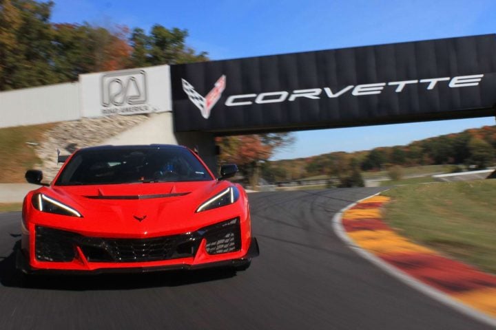 2025 Chevy Corvette ZR1 at Road America.