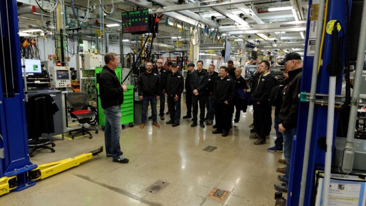 Technicians are trained to service the Cadillac Celestiq.