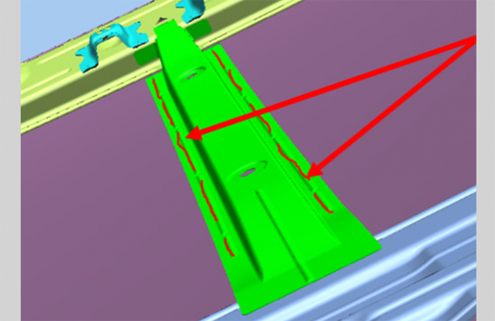 Chevy Colorado flexing roof repair fig 13.