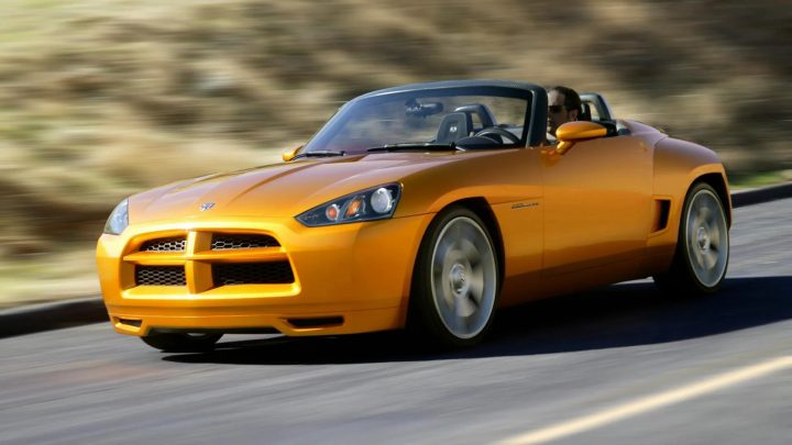 2007 Dodge Demon Concept driving.