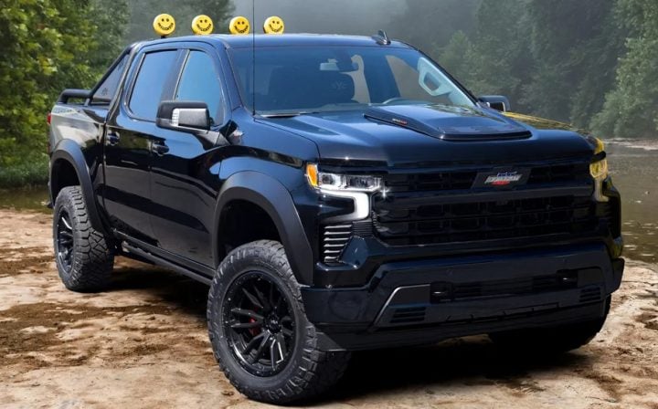 2025 Yenko/SC Chevy Silverado Off-Road front three-quarter angle.